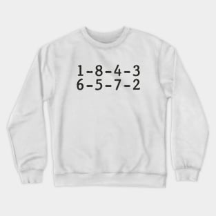 1843 Original Funny FIring Order Crewneck Sweatshirt